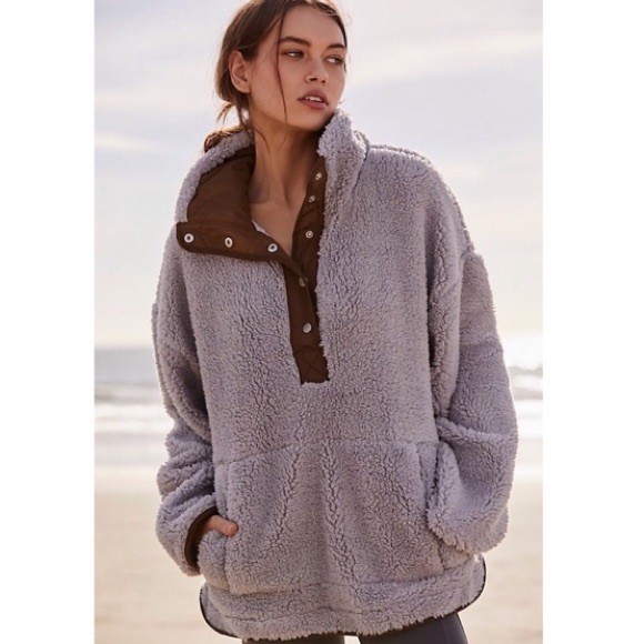 Free People Jackets & Blazers - Free People Oh So Cozy Pullover Jacket